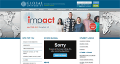 Desktop Screenshot of globaluniversity.edu