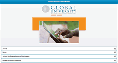 Desktop Screenshot of globaluniversity.mobi